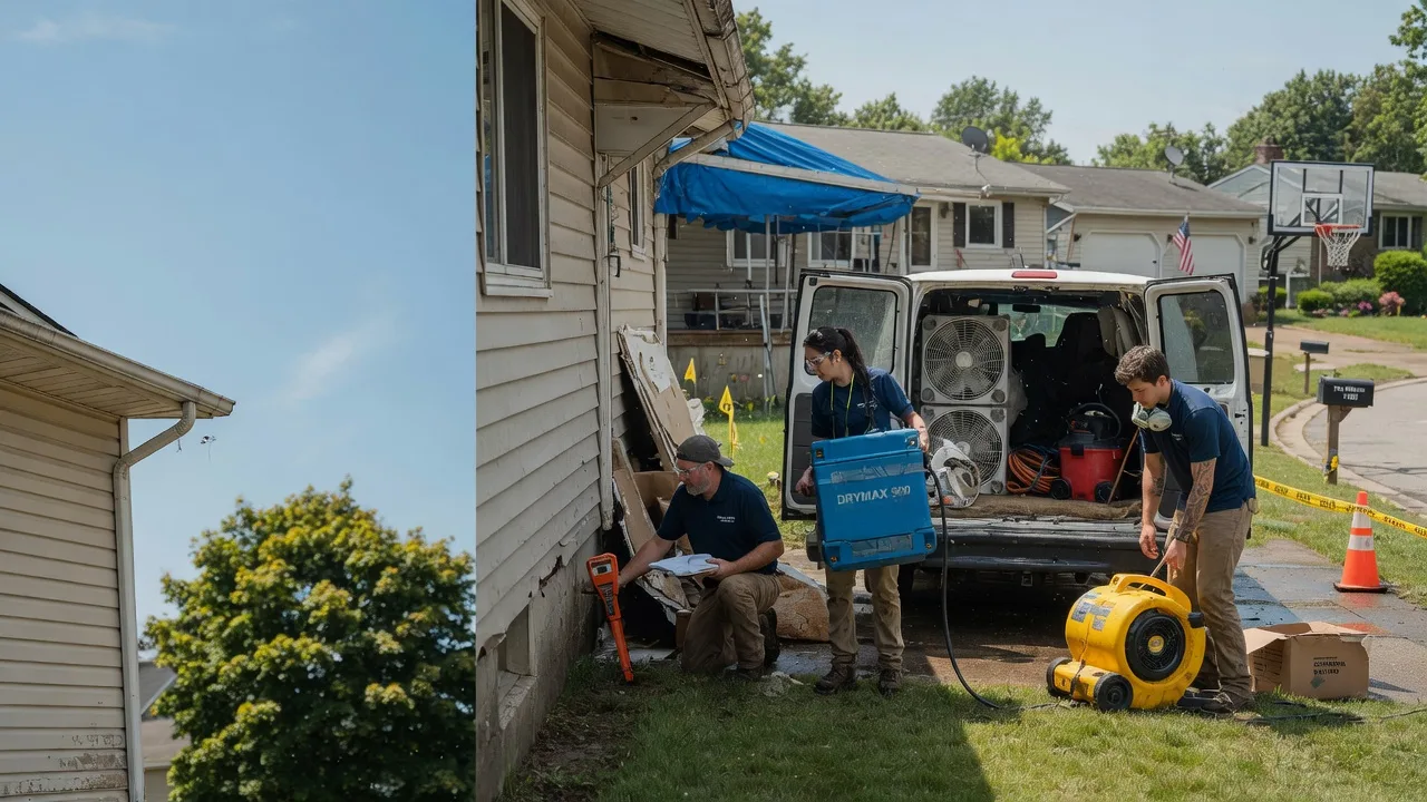 Ceiling Leak Cleanup in Gouldsboro, PA near me